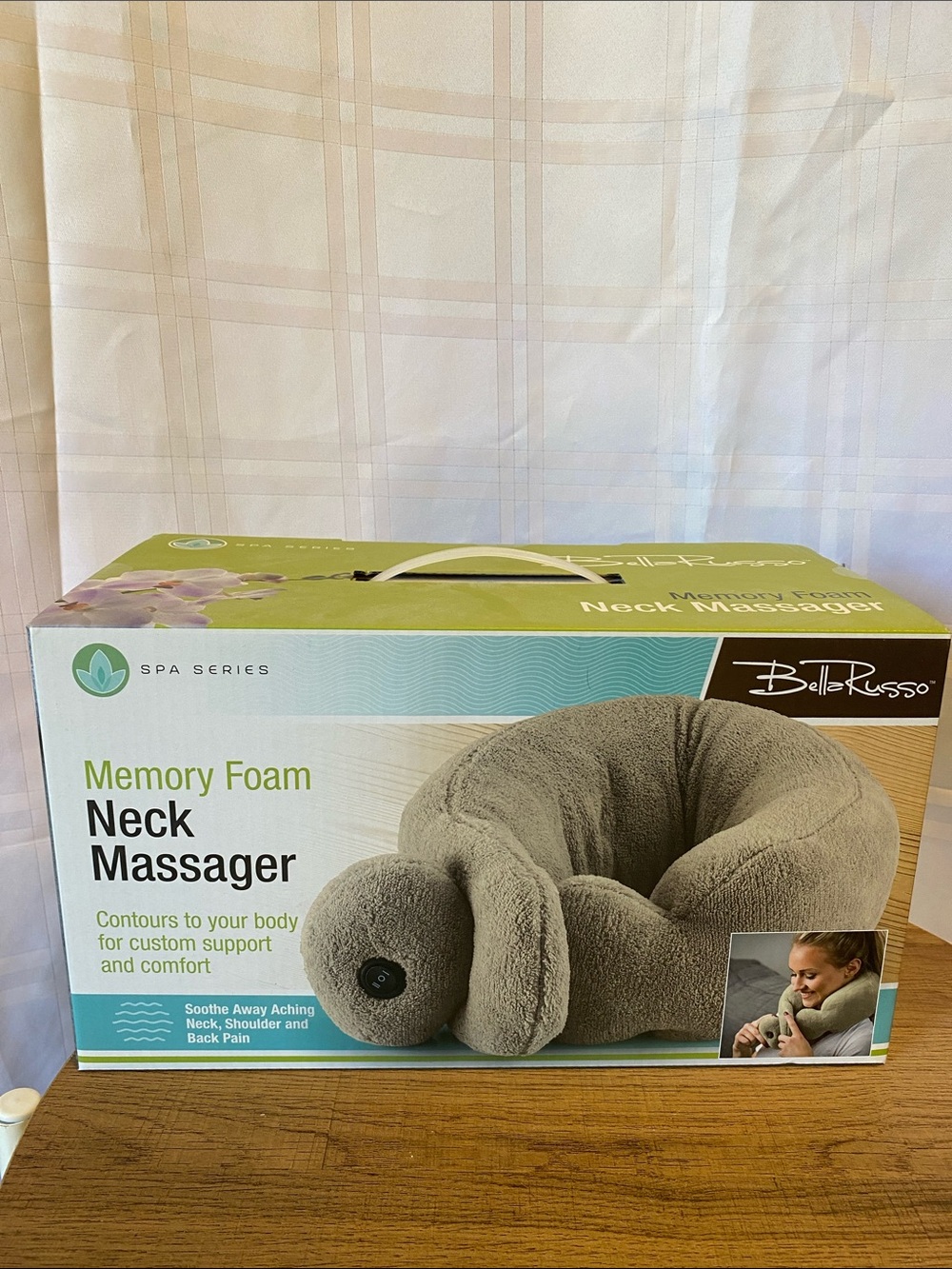 New in Box Bella Russo Memory Foam Neck Massager